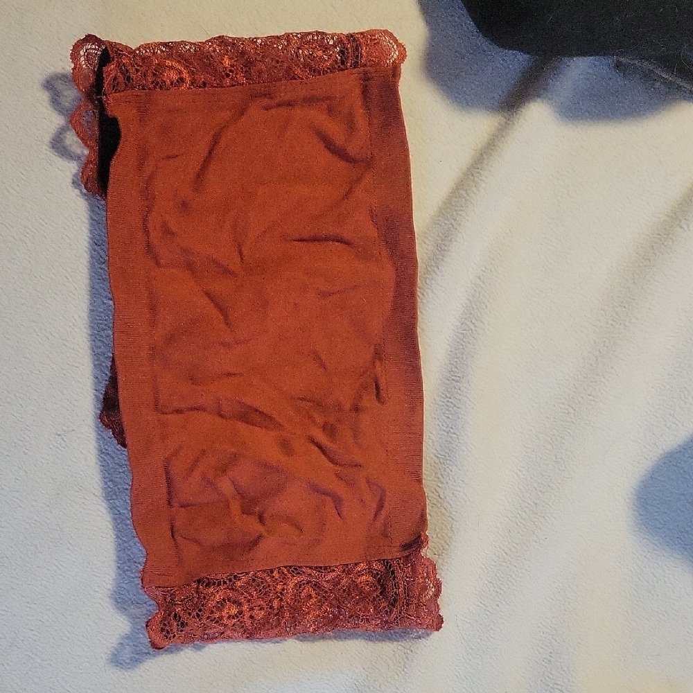 FP Rust Lace Trim Bandeau